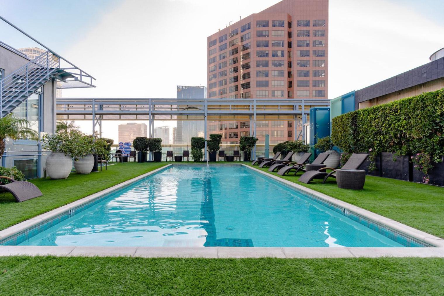 Apartamento Downtown 1br W Pool Gym Wd Nr Staples Center Lax-543